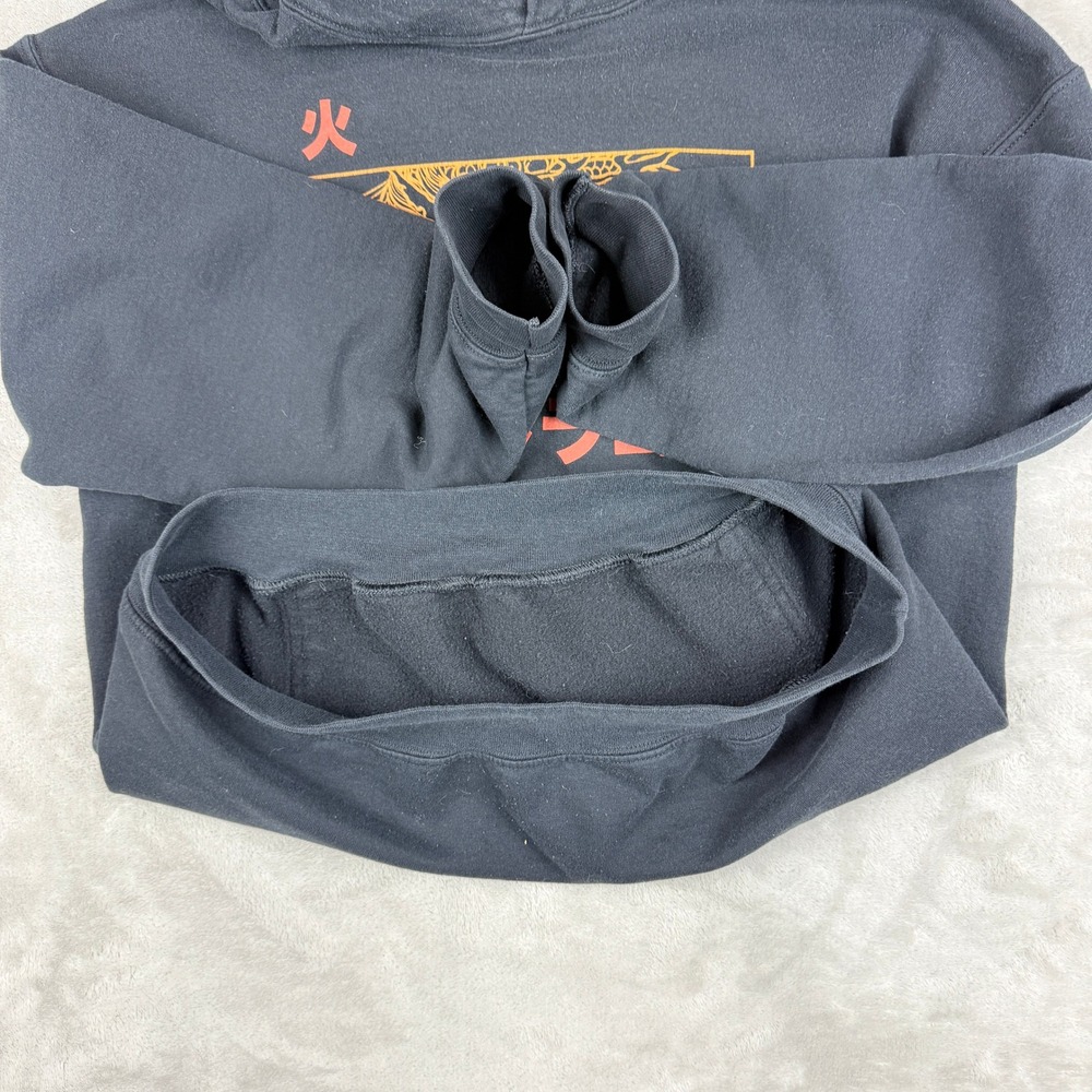 Empyre Hoodie Mens Medium Black Dragon Graphic Pullover Japanese Streetwear Y2K - Picture 4 of 10